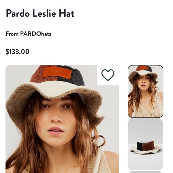 Free people Leslie Hat by Parsi hat Stylish Multicolor Bucket Hat
